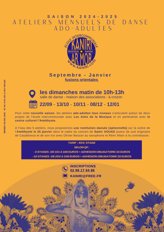 Stages de danse 2024/2025